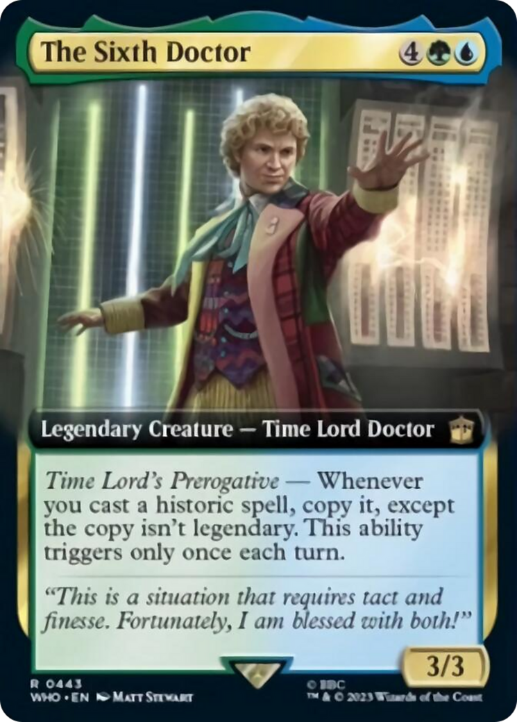 The Sixth Doctor (Extended Art) [Doctor Who] | Gaming Infinity