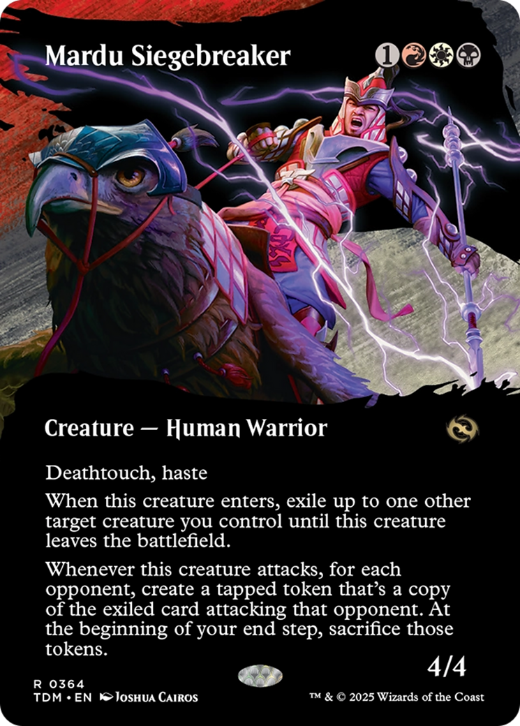 Mardu Siegebreaker (Borderless) [Tarkir: Dragonstorm] | Gaming Infinity