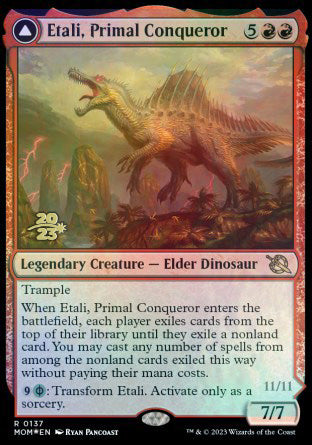 Etali, Primal Conqueror // Etali, Primal Sickness [March of the Machine Prerelease Promos] | Gaming Infinity