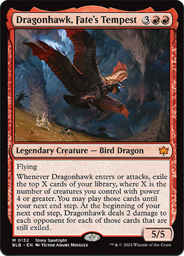 Dragonhawk, Fate's Tempest [Bloomburrow] | Gaming Infinity