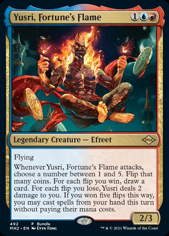 Yusri, Fortune's Flame (Bundle) [Modern Horizons 2] | Gaming Infinity