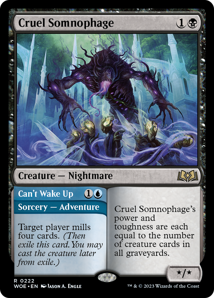 Cruel Somnophage // Can't Wake Up [Wilds of Eldraine] | Gaming Infinity