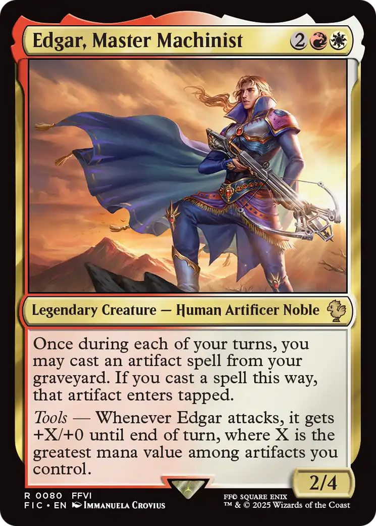 Edgar, Master Machinist [FINAL FANTASY Commander] | Gaming Infinity