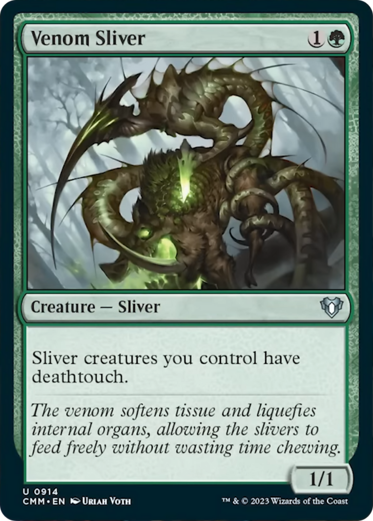 Venom Sliver [Commander Masters] | Gaming Infinity