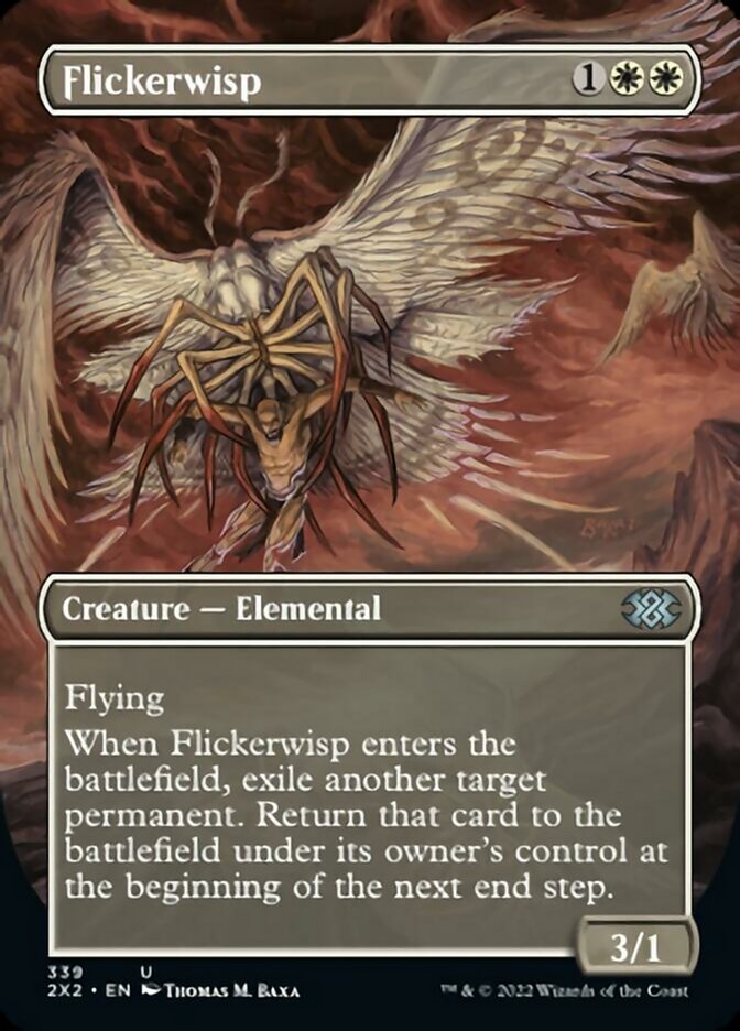 Flickerwisp (Borderless Alternate Art) [Double Masters 2022] | Gaming Infinity