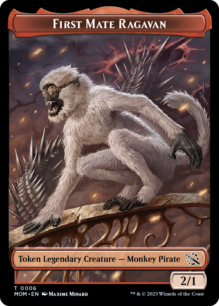 First Mate Ragavan Token [March of the Machine Tokens] | Gaming Infinity