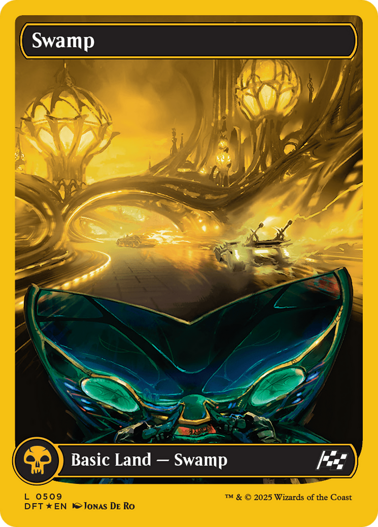 Swamp (0509) (First-Place Foil) [Aetherdrift] | Gaming Infinity