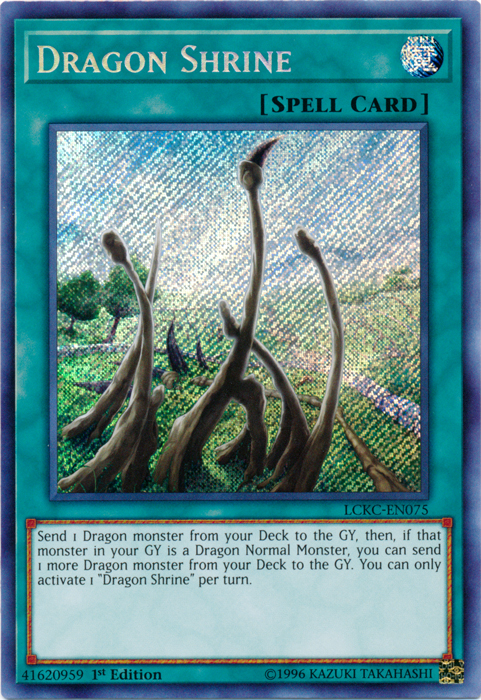 Dragon Shrine [LCKC-EN075] Secret Rare | Gaming Infinity