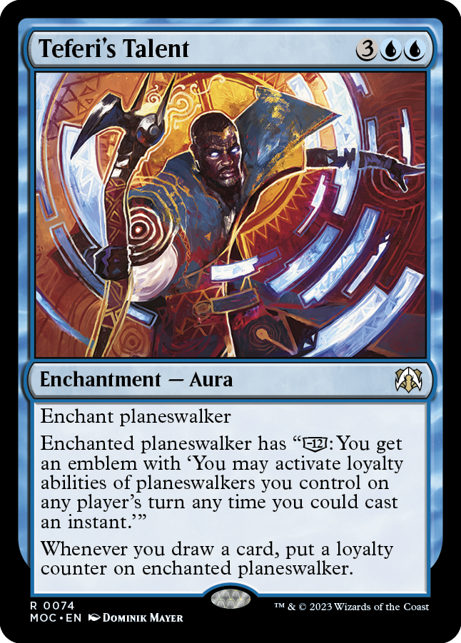 Teferi's Talent [March of the Machine Commander] | Gaming Infinity