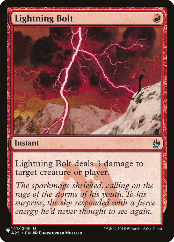 Lightning Bolt (141/249) [The List] | Gaming Infinity