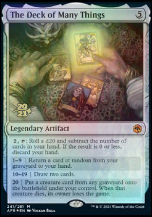 The Deck of Many Things [Dungeons & Dragons: Adventures in the Forgotten Realms Prerelease Promos] | Gaming Infinity