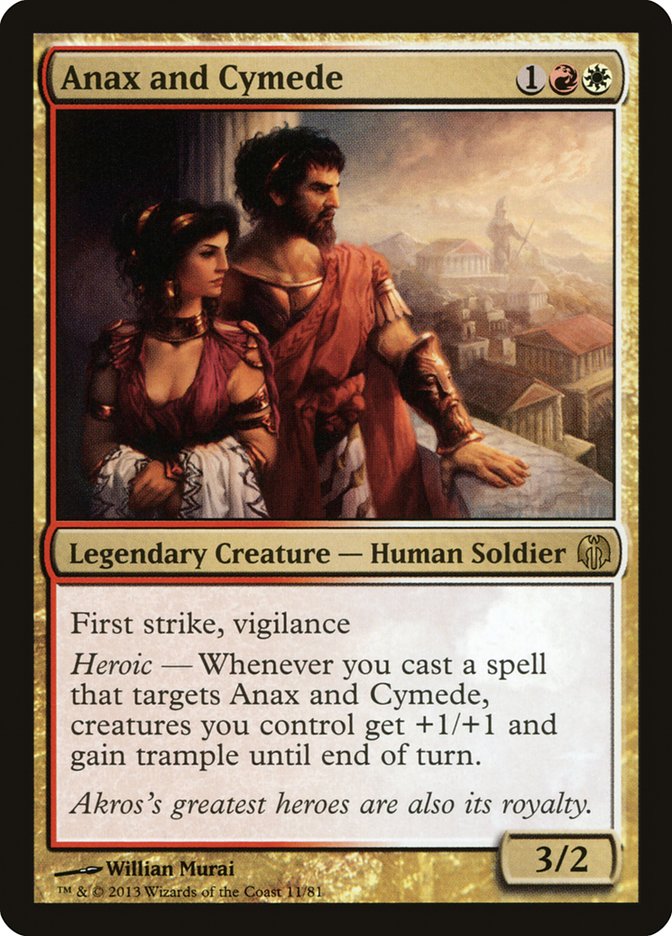 Anax and Cymede [Duel Decks: Heroes vs. Monsters] | Gaming Infinity