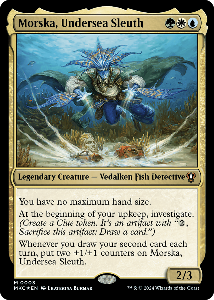 Morska, Undersea Sleuth [Murders at Karlov Manor Commander] | Gaming Infinity