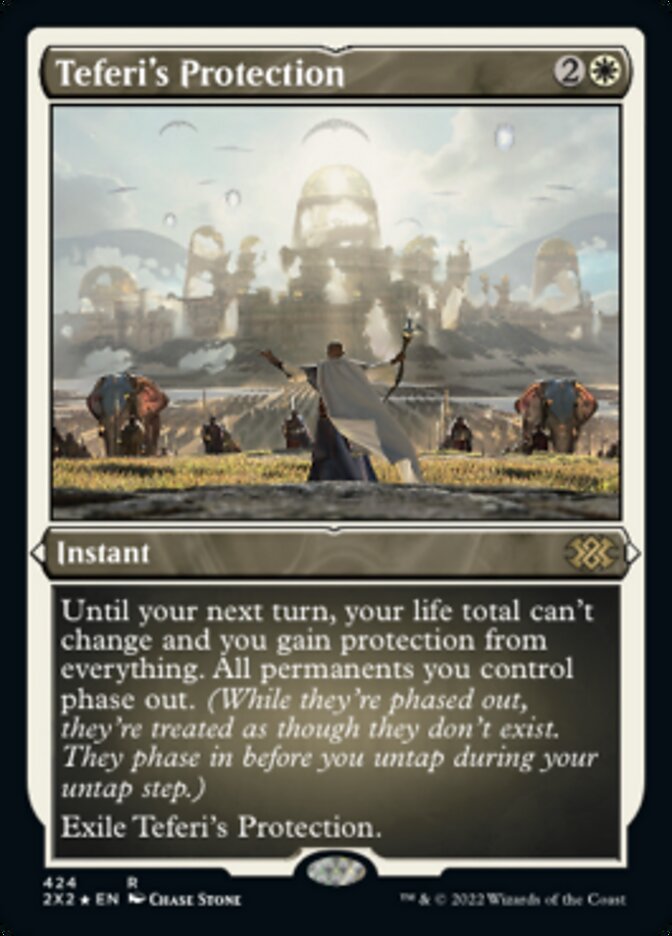 Teferi's Protection (Foil Etched) [Double Masters 2022] | Gaming Infinity