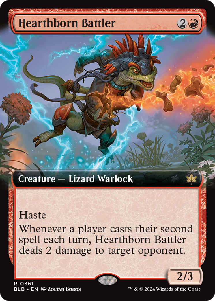 Hearthborn Battler (Extended Art) [Bloomburrow] | Gaming Infinity
