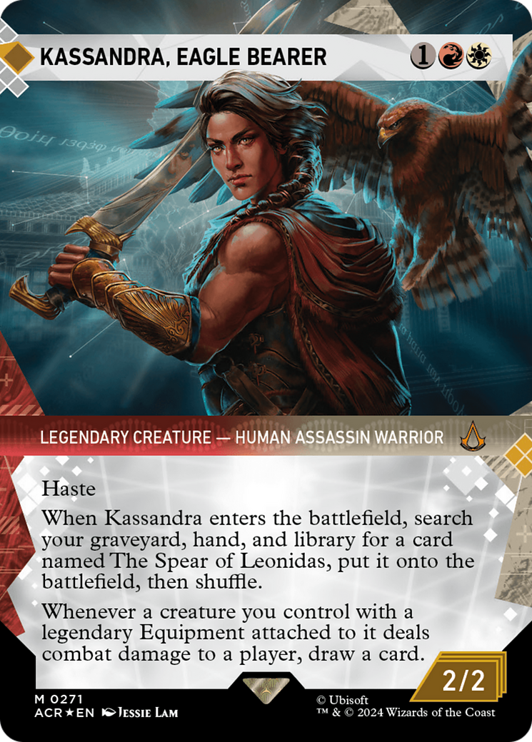 Kassandra, Eagle Bearer (Showcase) (Textured Foil) [Assassin's Creed] | Gaming Infinity