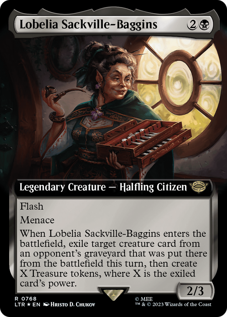 Lobelia Sackville-Baggins (Extended Art) (Surge Foil) [The Lord of the Rings: Tales of Middle-Earth] | Gaming Infinity