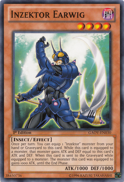 Inzektor Earwig [GAOV-EN030] Common | Gaming Infinity