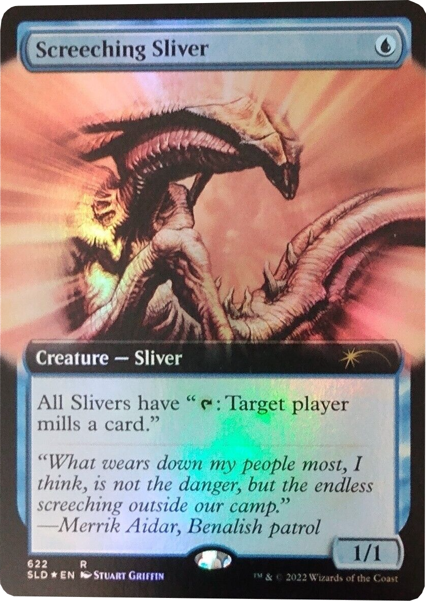 Screeching Sliver (Extended Art) [Secret Lair Drop Promos] | Gaming Infinity