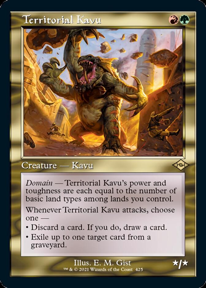 Territorial Kavu (Retro Foil Etched) [Modern Horizons 2] | Gaming Infinity