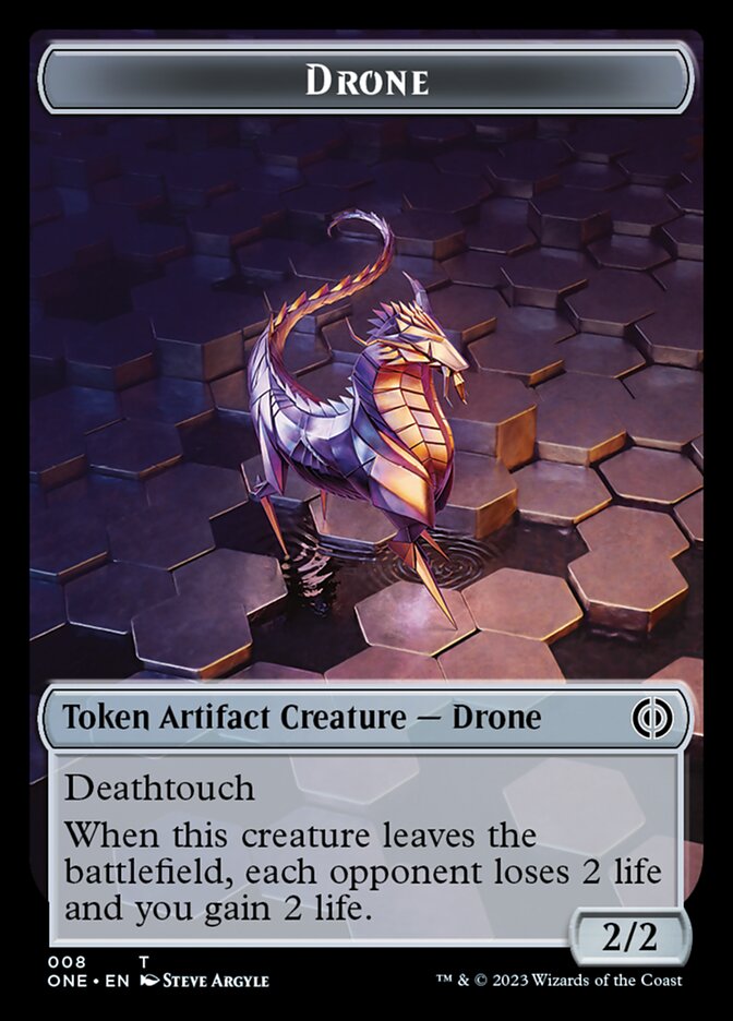 Drone Token [Phyrexia: All Will Be One Tokens] | Gaming Infinity