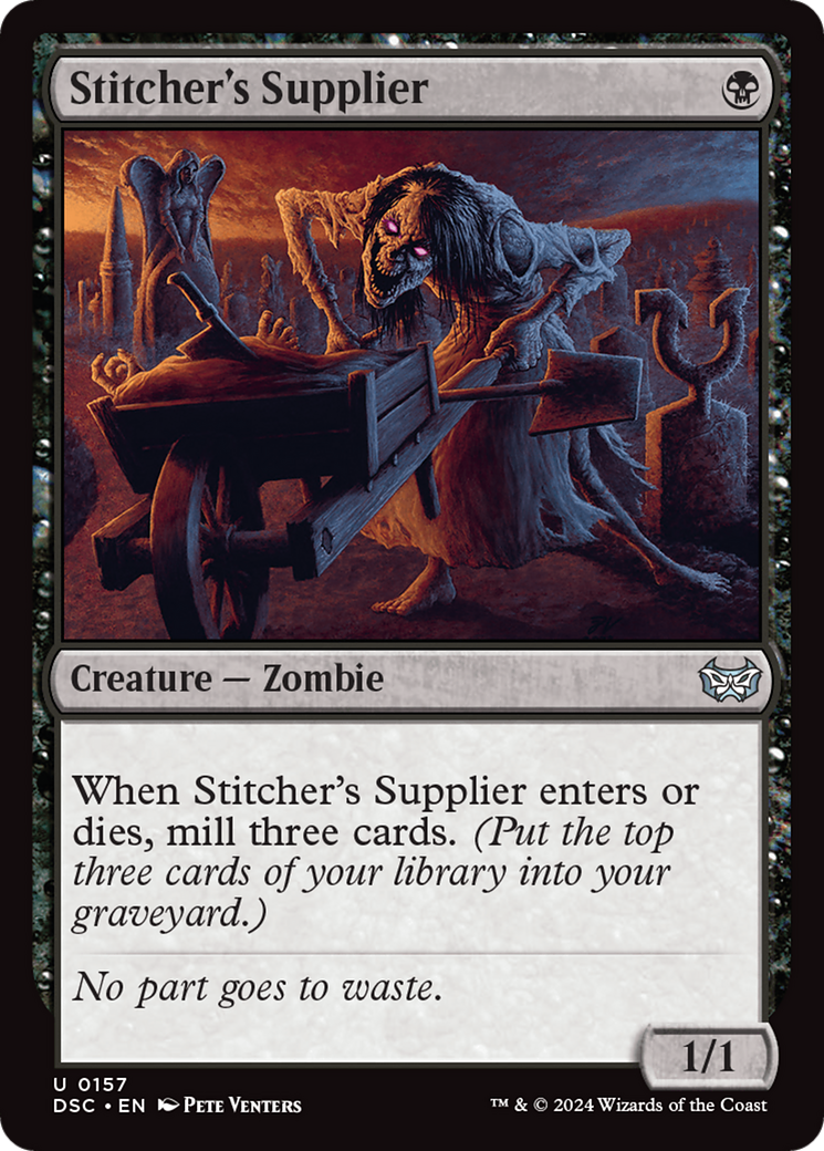 Stitcher's Supplier [Duskmourn: House of Horror Commander] | Gaming Infinity