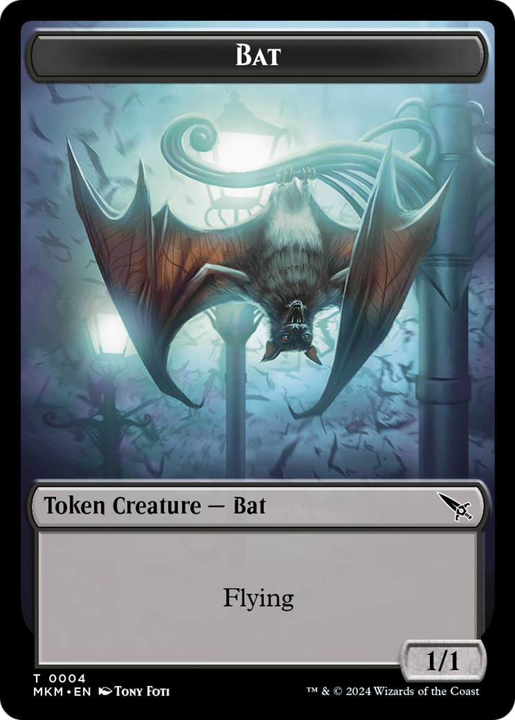 Thopter (0020) // Bat Double-Sided Token [Murders at Karlov Manor Tokens] | Gaming Infinity