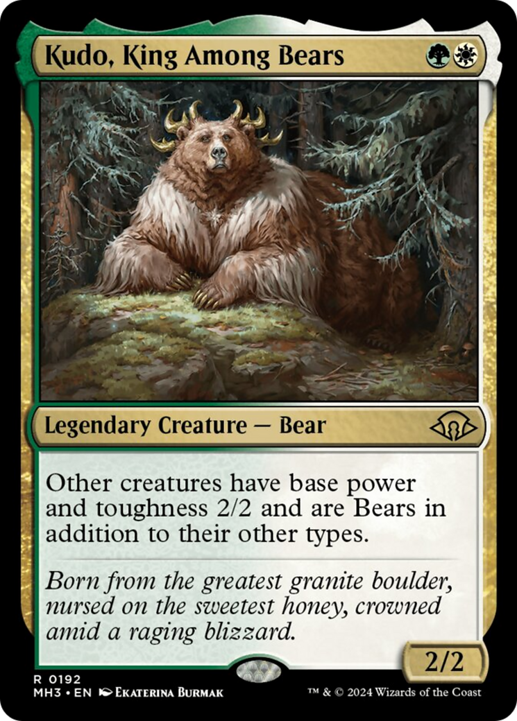 Kudo, King Among Bears [Modern Horizons 3] | Gaming Infinity