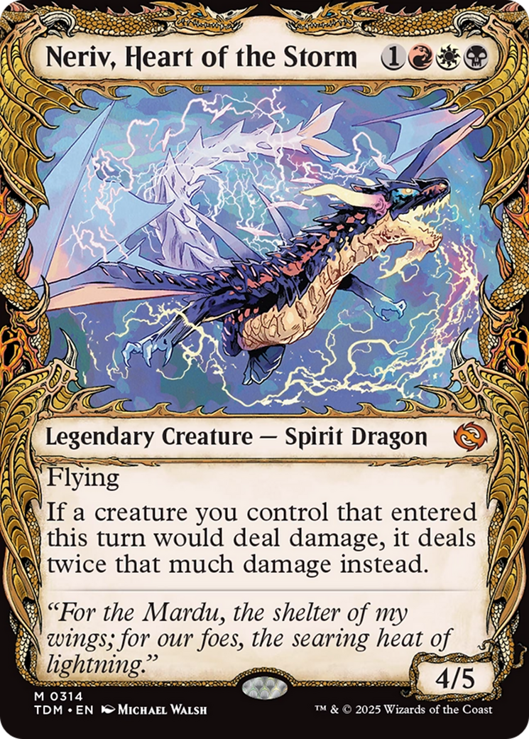 Neriv, Heart of the Storm (Showcase) [Tarkir: Dragonstorm] | Gaming Infinity