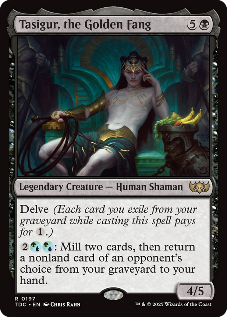 Tasigur, the Golden Fang [Tarkir: Dragonstorm Commander] | Gaming Infinity