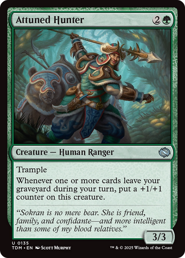 Attuned Hunter [Tarkir: Dragonstorm] | Gaming Infinity
