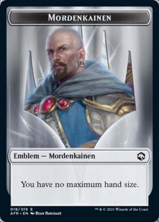 Dog Illusion // Mordenkainen Emblem Double-Sided Token [Dungeons & Dragons: Adventures in the Forgotten Realms Tokens] | Gaming Infinity
