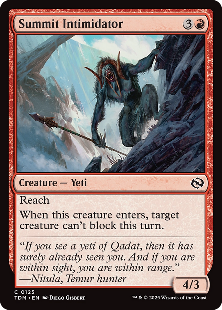 Summit Intimidator [Tarkir: Dragonstorm] | Gaming Infinity