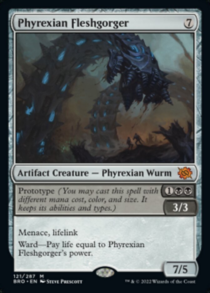 Phyrexian Fleshgorger (Promo Pack) [The Brothers' War Promos] | Gaming Infinity