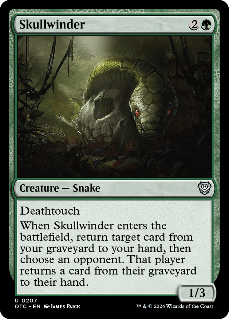 Skullwinder [Outlaws of Thunder Junction Commander] | Gaming Infinity