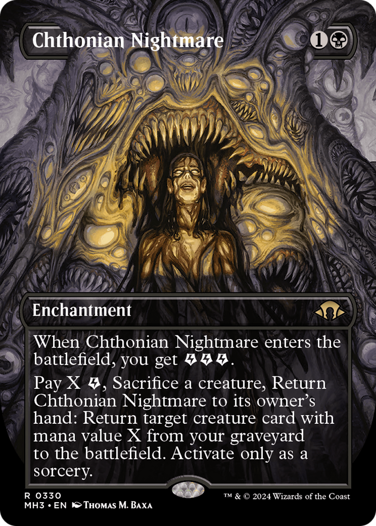 Chthonian Nightmare (Borderless) [Modern Horizons 3] | Gaming Infinity