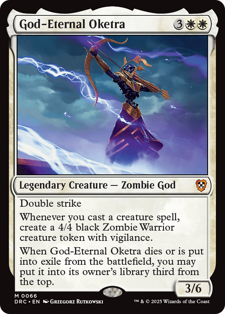 God-Eternal Oketra [Aetherdrift Commander] | Gaming Infinity