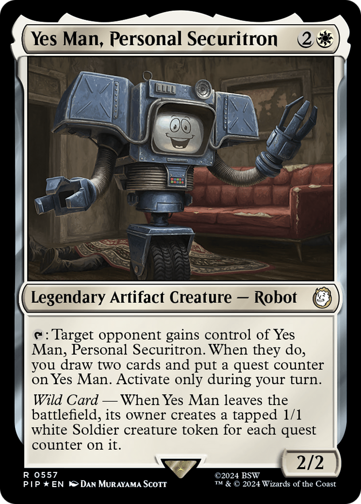 Yes Man, Personal Securitron (Surge Foil) [Fallout] | Gaming Infinity