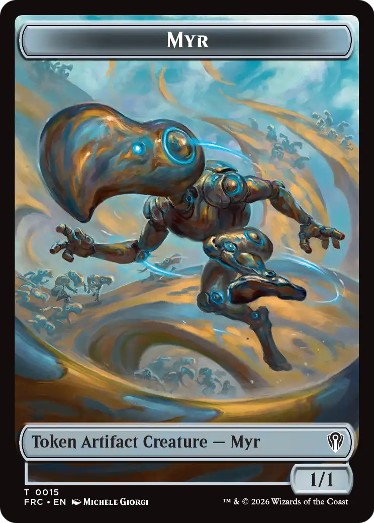Gingerbrute // Myr Double-Sided Token [Reality Fracture Commander Tokens] | Gaming Infinity