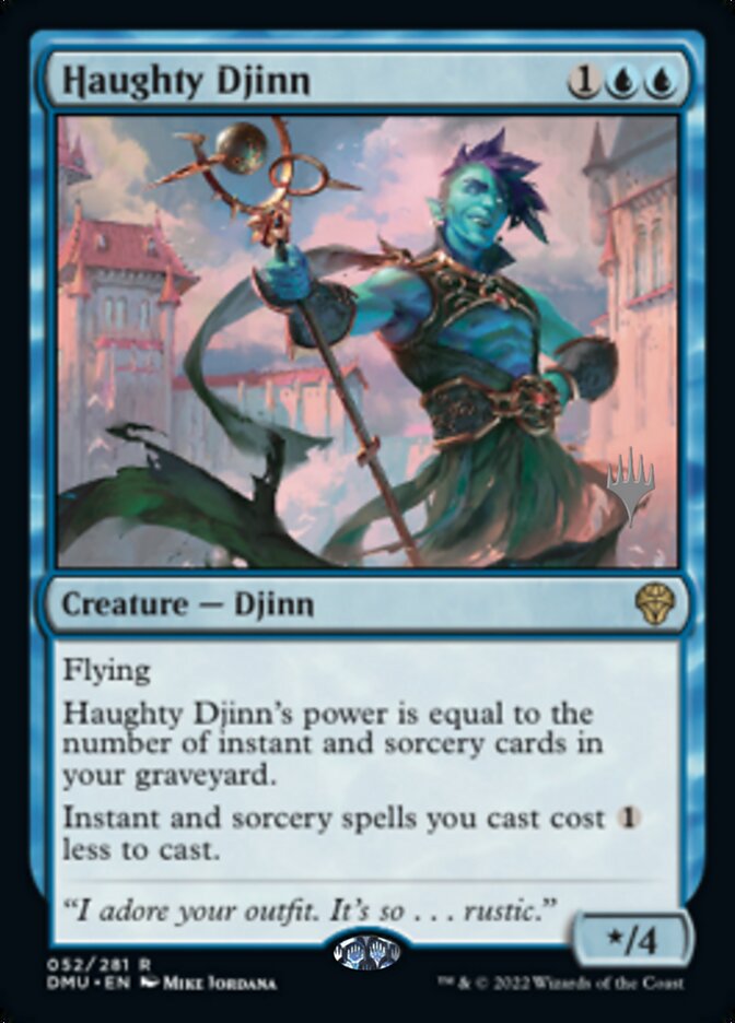 Haughty Djinn (Promo Pack) [Dominaria United Promos] | Gaming Infinity