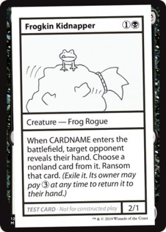 Frogkin Kidnapper (2021 Edition) [Mystery Booster Playtest Cards] | Gaming Infinity