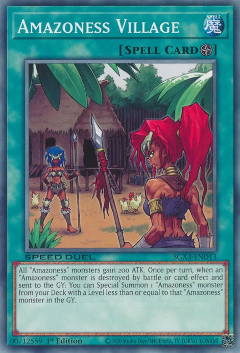 Amazoness Village [SGX3-END13] Common | Gaming Infinity