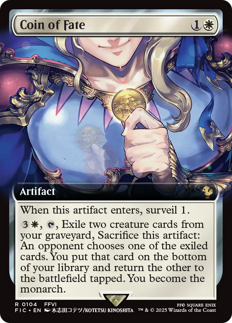 Coin of Fate (Extended Art) [FINAL FANTASY Commander] | Gaming Infinity