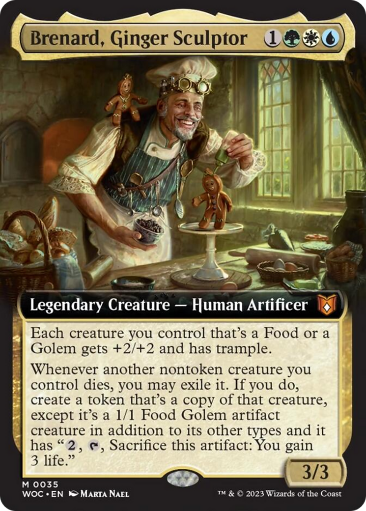 Brenard, Ginger Sculptor (Extended Art) [Wilds of Eldraine Commander] | Gaming Infinity