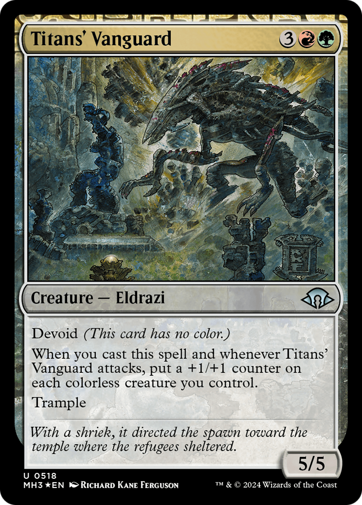 Titans' Vanguard (Ripple Foil) [Modern Horizons 3] | Gaming Infinity