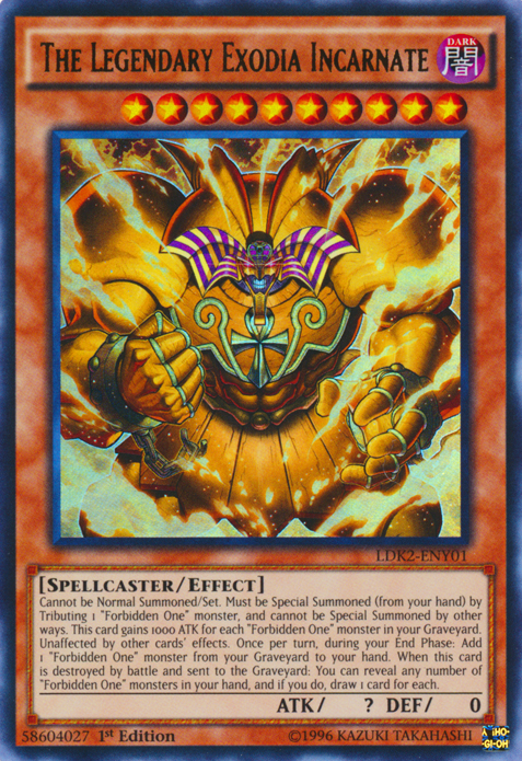 The Legendary Exodia Incarnate [LDK2-ENY01] Ultra Rare | Gaming Infinity