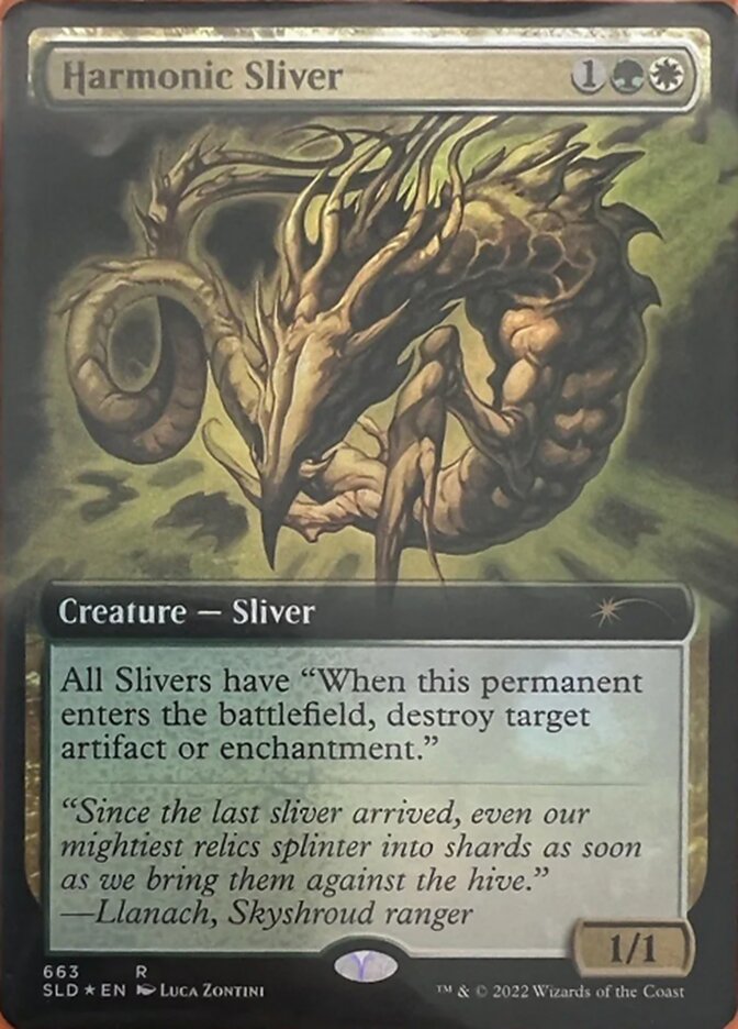 Harmonic Sliver (Extended Art) [Secret Lair Drop Promos] | Gaming Infinity