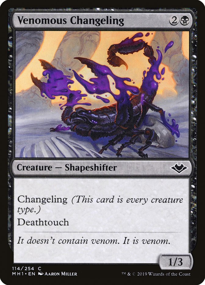 Venomous Changeling [Modern Horizons] | Gaming Infinity