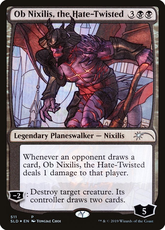 Ob Nixilis, the Hate-Twisted (Stained Glass) [Secret Lair Drop Promos] | Gaming Infinity