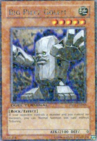 Big Piece Golem [DT01-EN053] Rare | Gaming Infinity